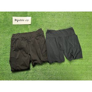 Lot of 2 Large Women Yoga Sweat Pants Style Stretch Workout Black Puma Jvini